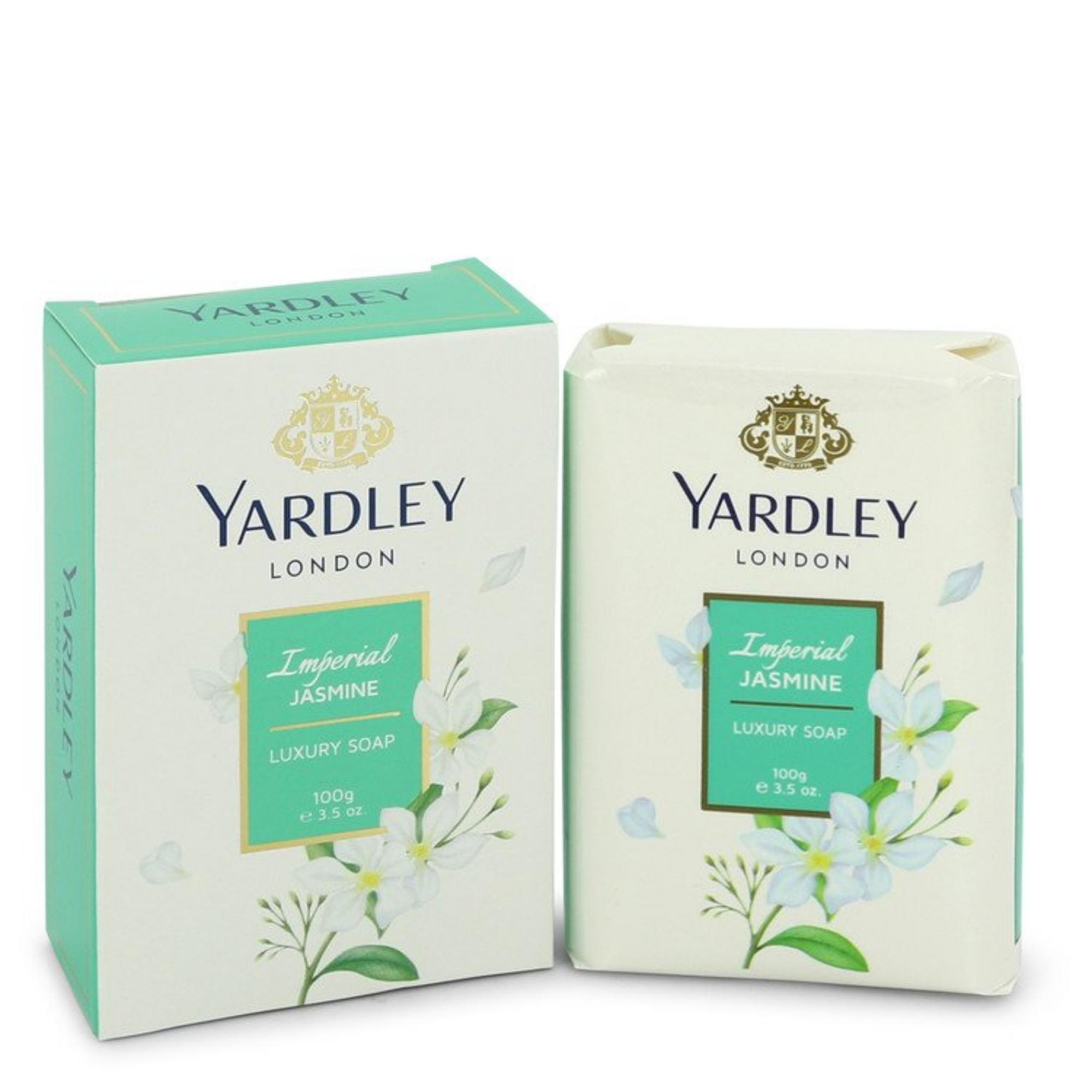 08034035773088746-0-68f01bbb5e43a Yardley, Imperial Jasmine, Moisturizing, Soap Bar, 100 g – Image 1