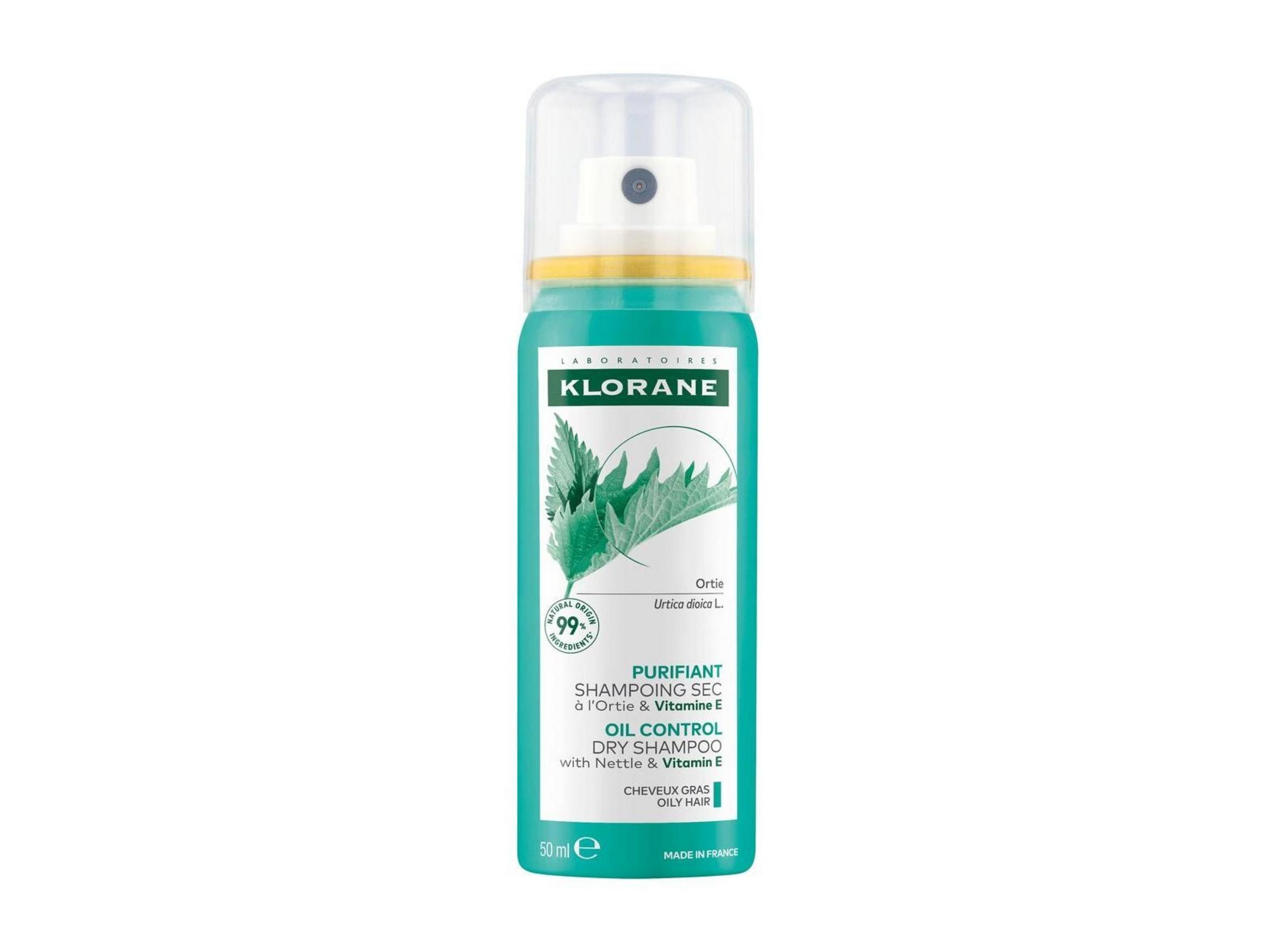 3282770396362-0-697574758b098 Klorane, Nettle, Vegan, Hair Dry Shampoo, Oil, 150 ml – Image 1