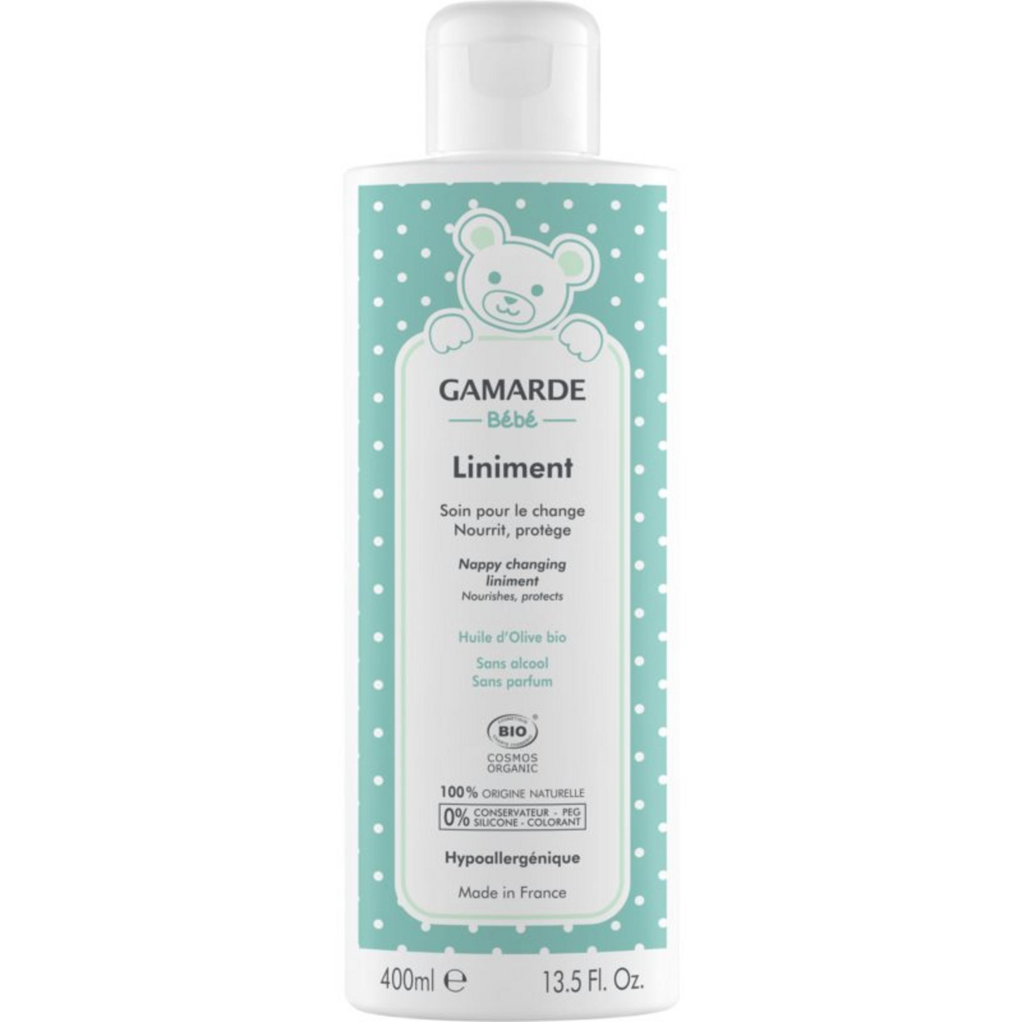 3760141876434-0-68f1b38c21fad Gamarde, Baby Liniment, Bio, Nourishes & Protects, Daily Diaper Changes, Lotion, 400 ml – Image 1