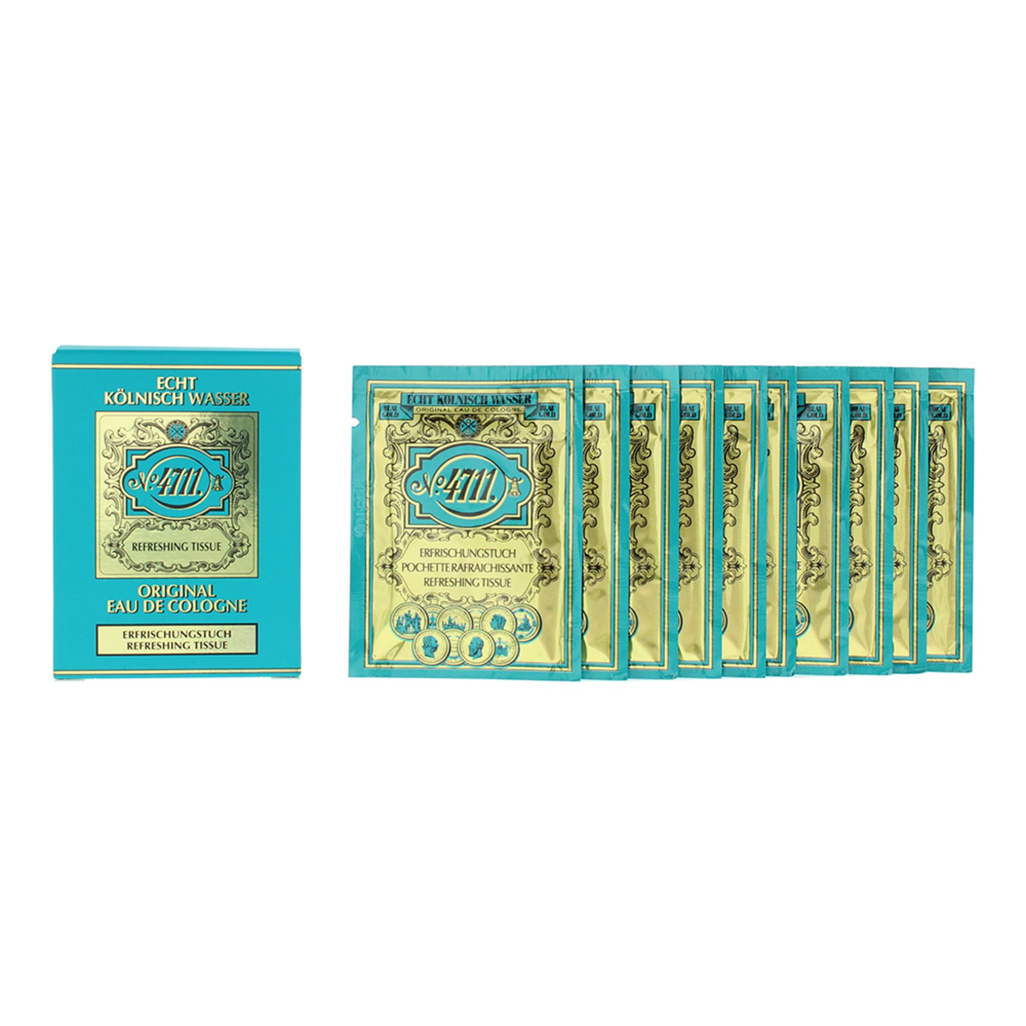 10001467-00101 Set, 4711, Refreshing Tissues, Cleansing Wipes, 10 pcs – Image 1
