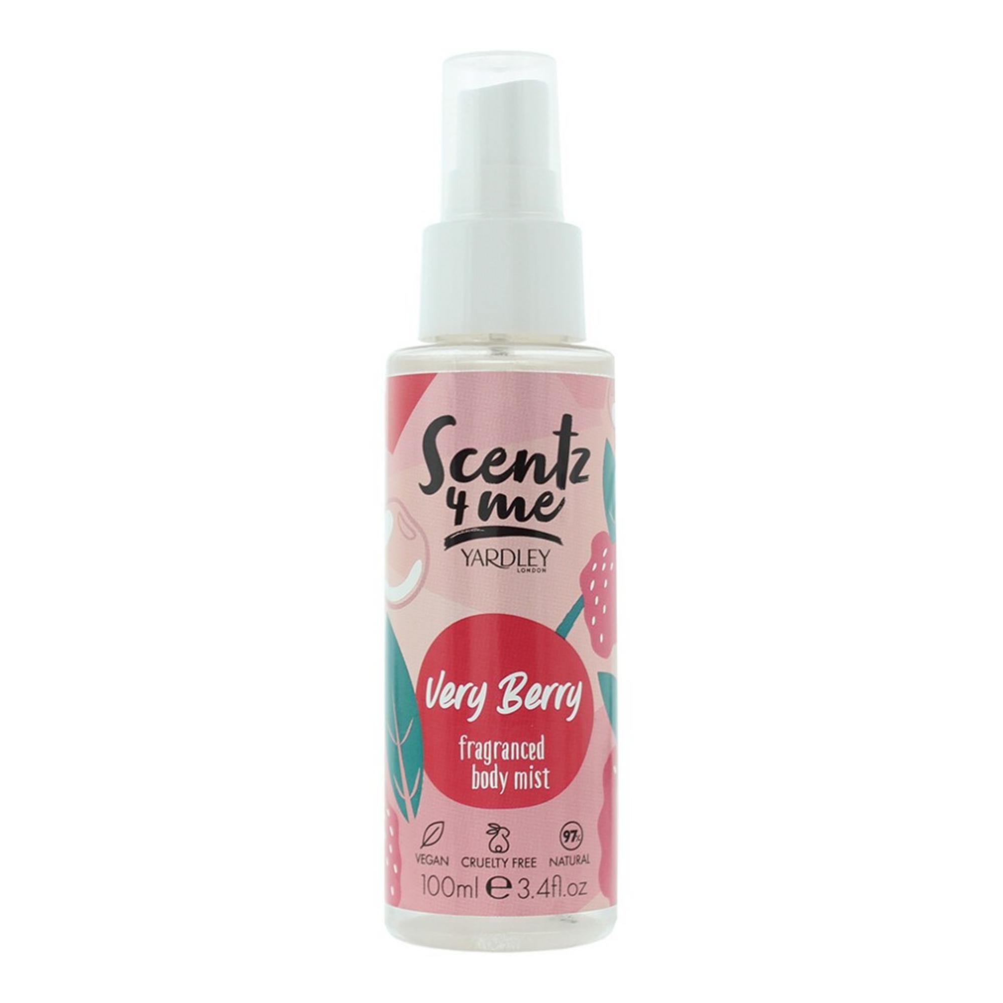 5056179305229-0-6932ccc816fd8 Yardley, Scentz 4 Me Very Berry, Scented Spray, Unisex, 100 ml – Image 1