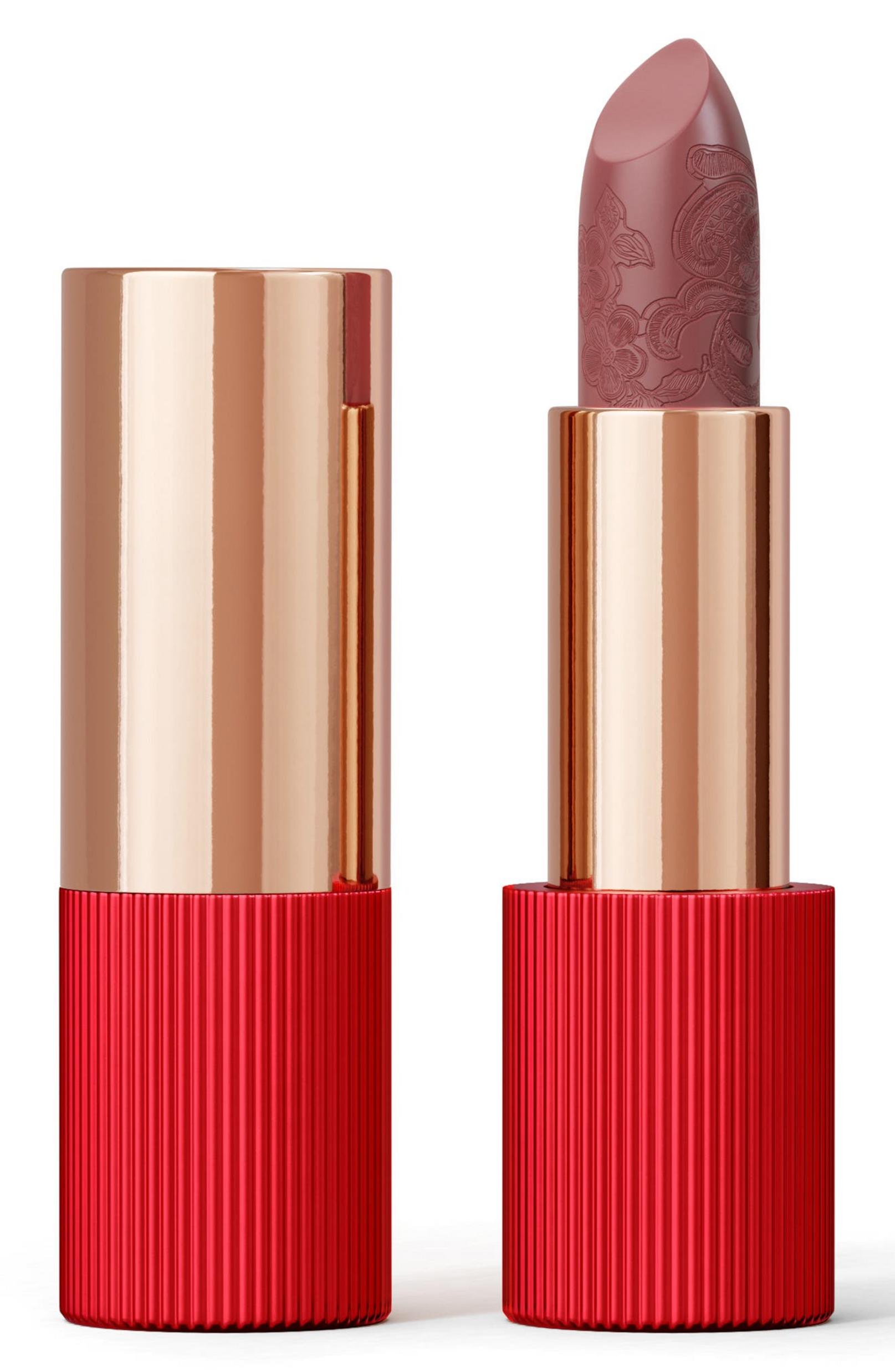 5060784160807-0-690b0d680cefe La Perla — Matte Silk — mat — rouge à lèvres crème — 101 — Nude Red — 3,5 g – Image 1