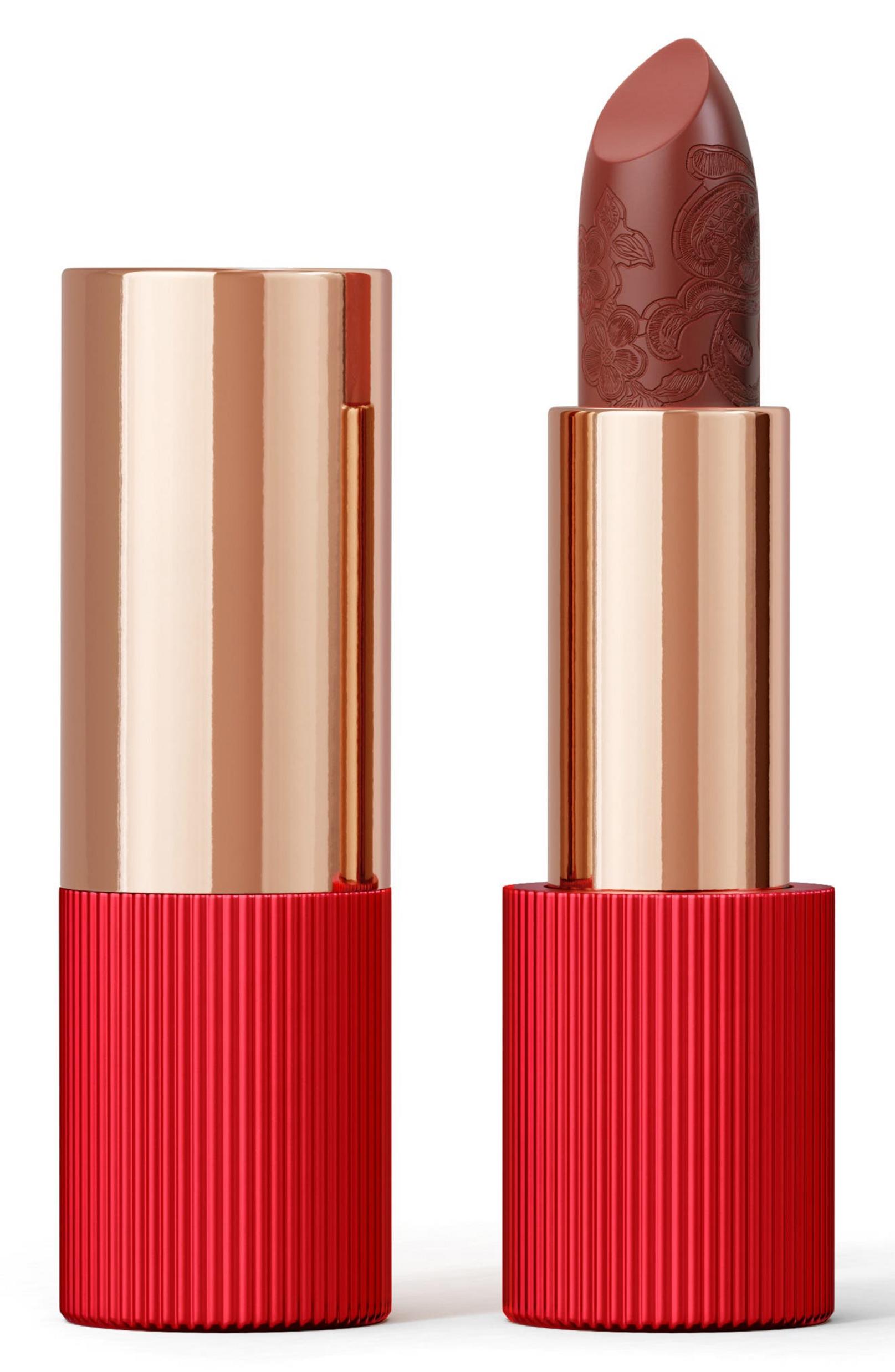 5060784160821-2-690b0e90dd02a La Perla — Matte Silk — mat — rouge à lèvres crème — 102 — Terracotta Red — 3,5 g – Image 1