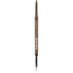 Gosh, Ultra Thin, Eyebrow Cream Pencil & Brush 2-In-1, 002, Grey Brown, 0.09 g