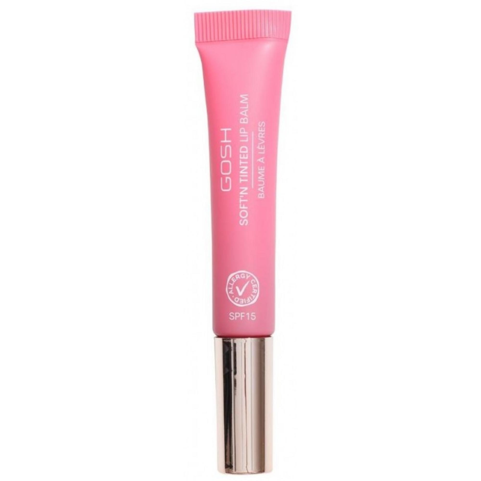5711914188658-0-68fc54a550b5e Gosh, Soft'n Clear, Vegan, High-shine, Lip Balm, 005, Pink Rose, SPF 15, 8 ml – Image 1