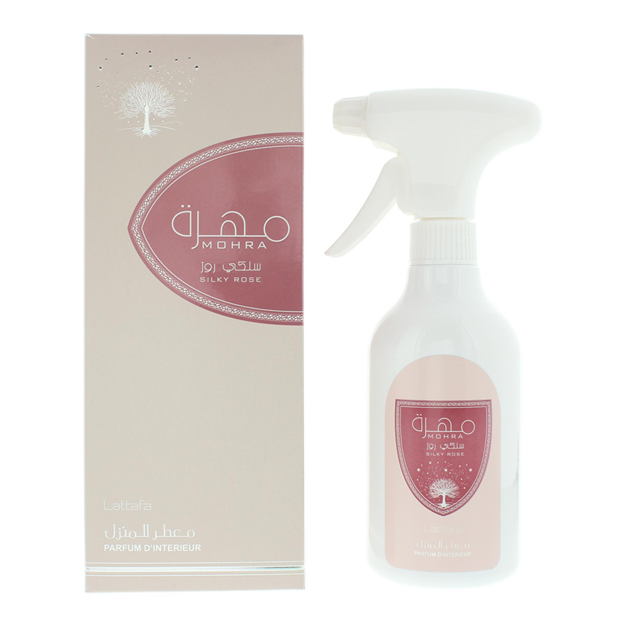 10047165-00101 Lattafa, Mohra Silky Rose, Silky Rose, Room Spray, 450 ml – Image 1