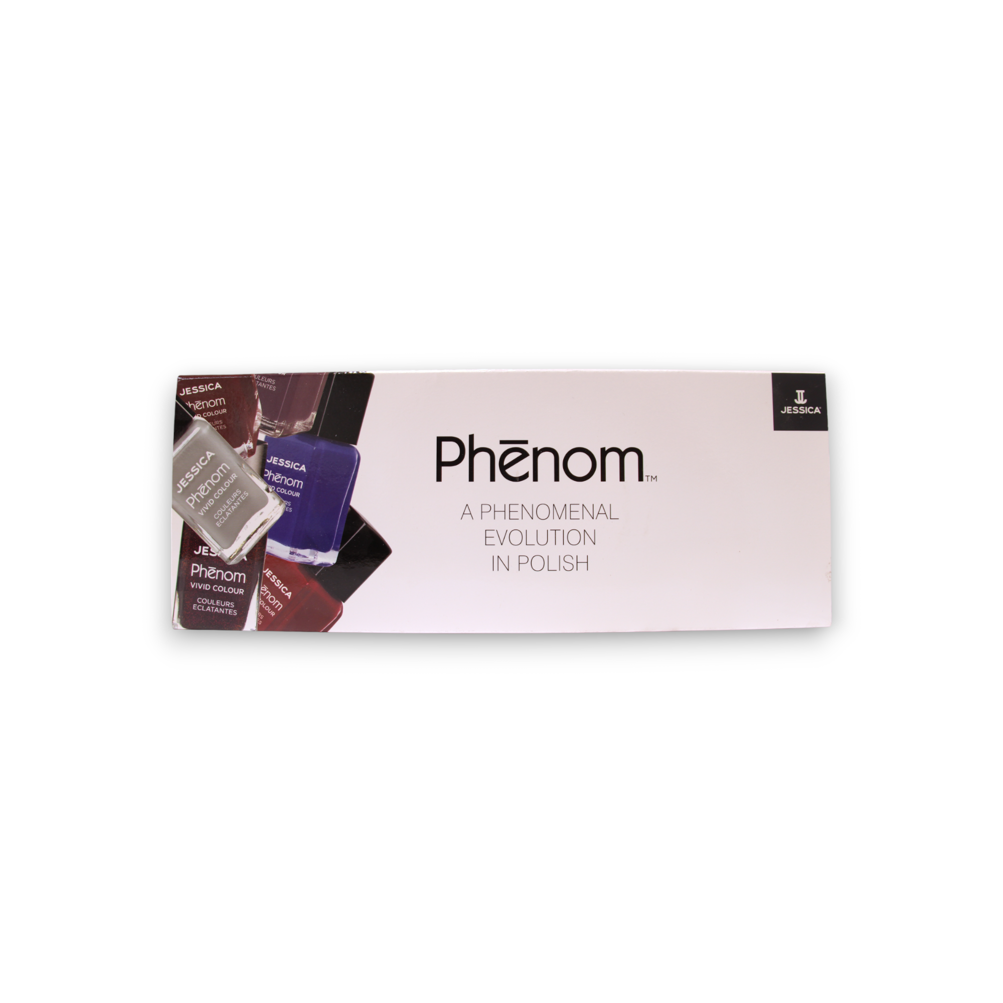64be5a0a07bb41690196490 A Phenomenal Evolution In Polish Set Jessica: Phenom Vivid Colour, Top Coat, Nail Polish, PHEN-000, Finale Shine, 15 ml + Phenom Vivid Colour, Nail Polish, PHEN-020, Barbie Pink, 14 ml + Phenom Vivid Colour, Nail Polish, PHEN-022, Geisha Girl, 14 ml + Phenom Vivid Colour, Nail Polish, PHEN-024, Leading Lady, 14 ml – Image 1