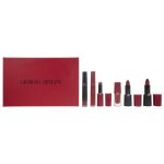 Set Giorgio Armani: Rouge d'Armani, Matte, Cream Lipstick, 400, Four Hundred, 4 g + Lip Maestro, Lip Stain, Liquid Lipstick, 400, 6.5 ml + Lip Magnet, Liquid Lipstick, 400, 3.9 ml + Ecstasy Lacquer , Shining, Lip Gloss, 400, 3 ml + Rouge d'Armani, Cream Lipstick, 400, 4 g + Ecstasy Shine, Cream Lipstick, 400, 3 g