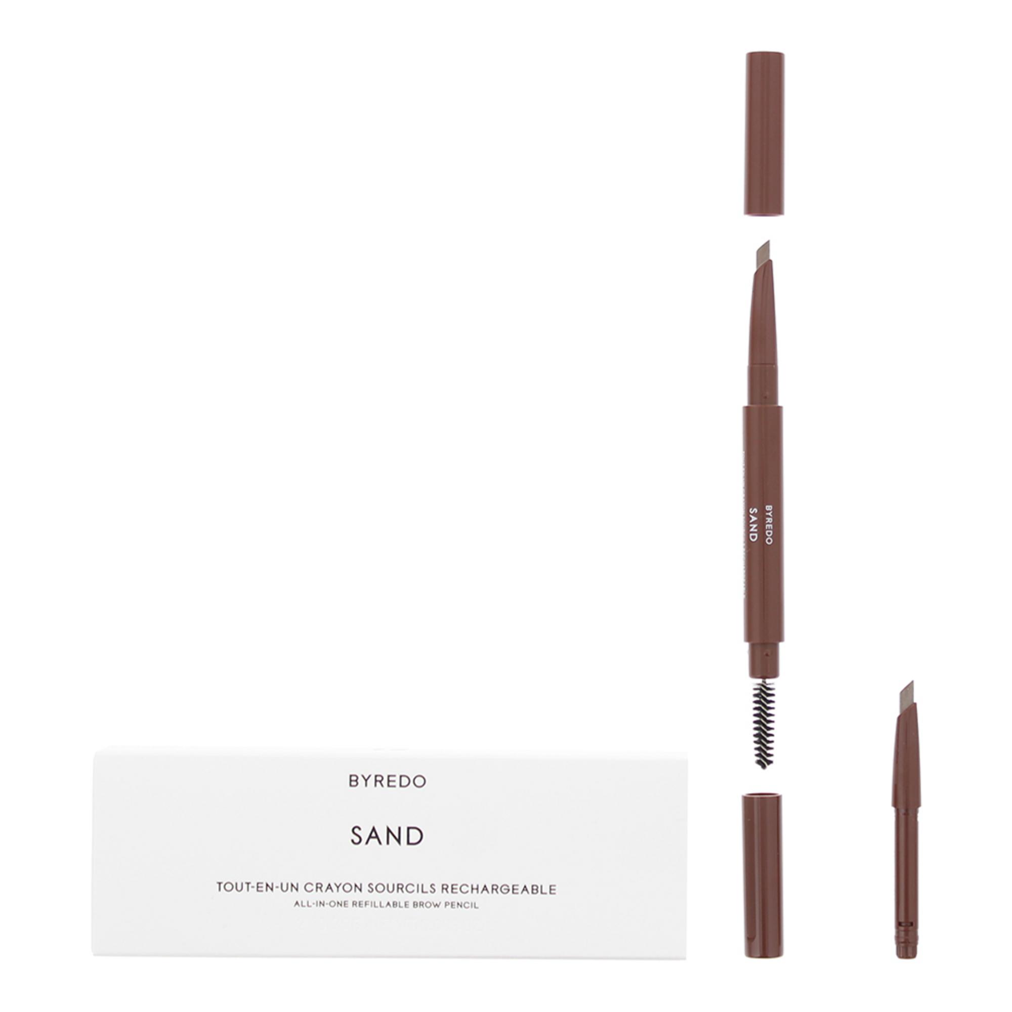 10048267-00101 Byredo, All-In-One, Waterproof, Pencil, Eyebrow Cream Pencil & Brush 2-In-1, 01, Sand, 0.5 g – Image 1