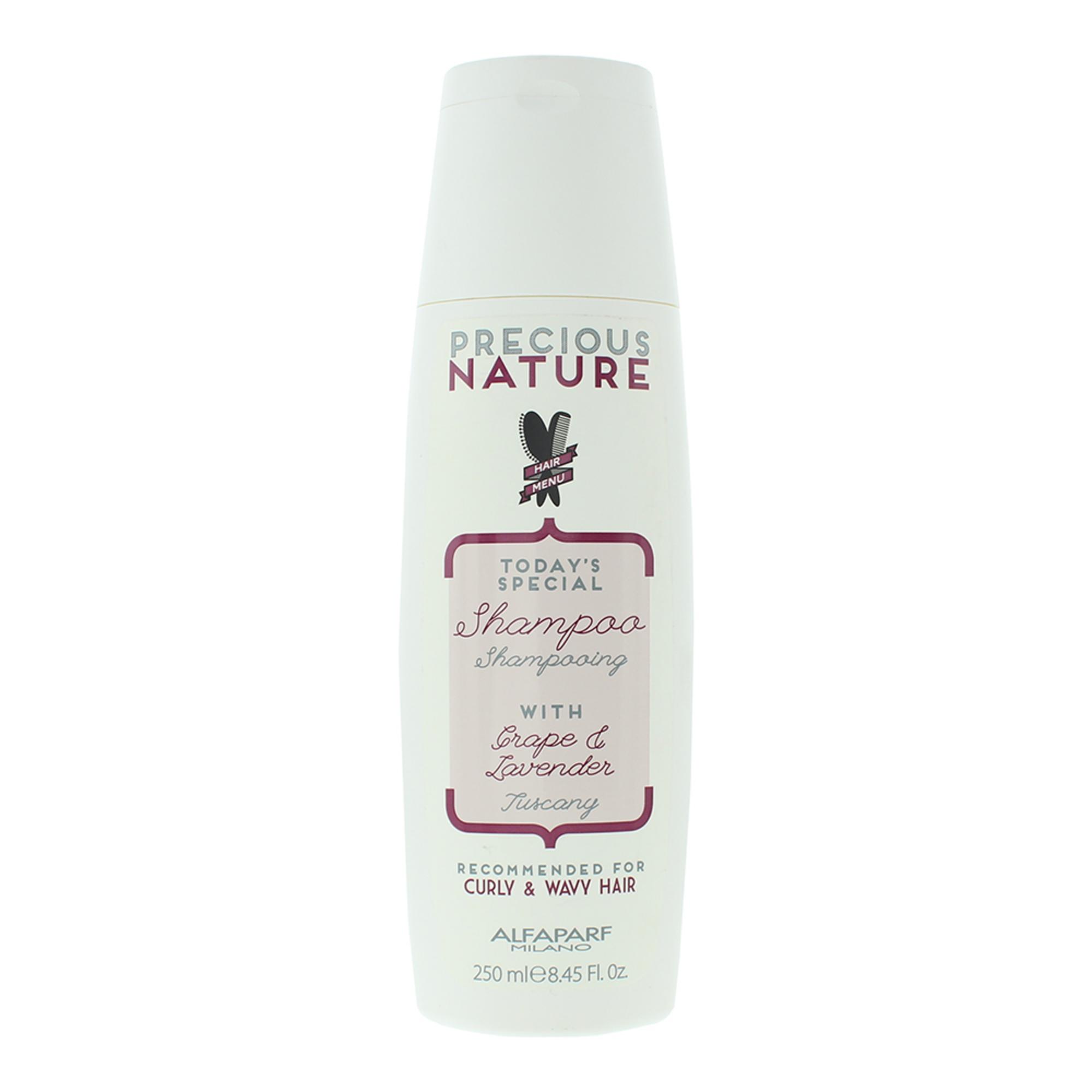 10051467-00101 Alfaparf, Precious Nature Grape & Lavender, Hair Shampoo, 250 ml – Image 1
