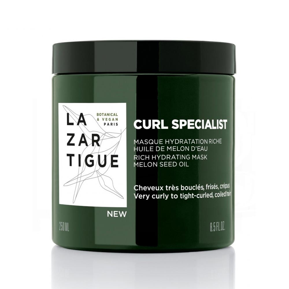 98253372290000587-68bef110a919c Lazartigue, Curl Specialist, Hair Treatment Cream Mask, Hydration, 250 ml – Image 1