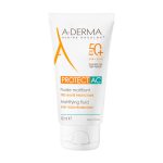 A-Derma, Protect AC, Matifying, Fluid, For Face, SPF50+, 40 ml