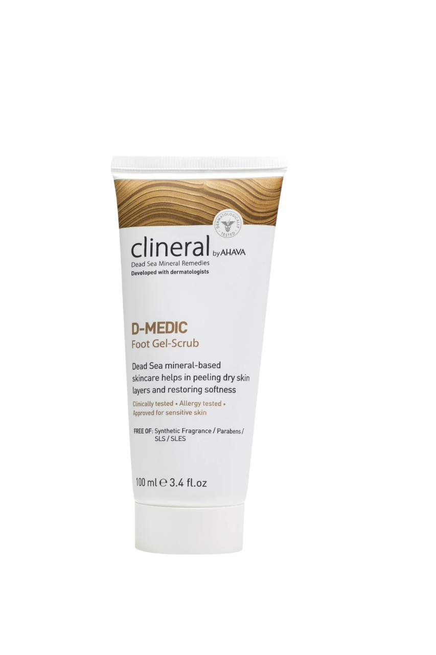 ahava-clineral-d-medic-peeling-foot-scrub-100-ml-1768831739 Ahava, Clineral D-Medic, Peeling, Foot Scrub, 100 ml – Image 1