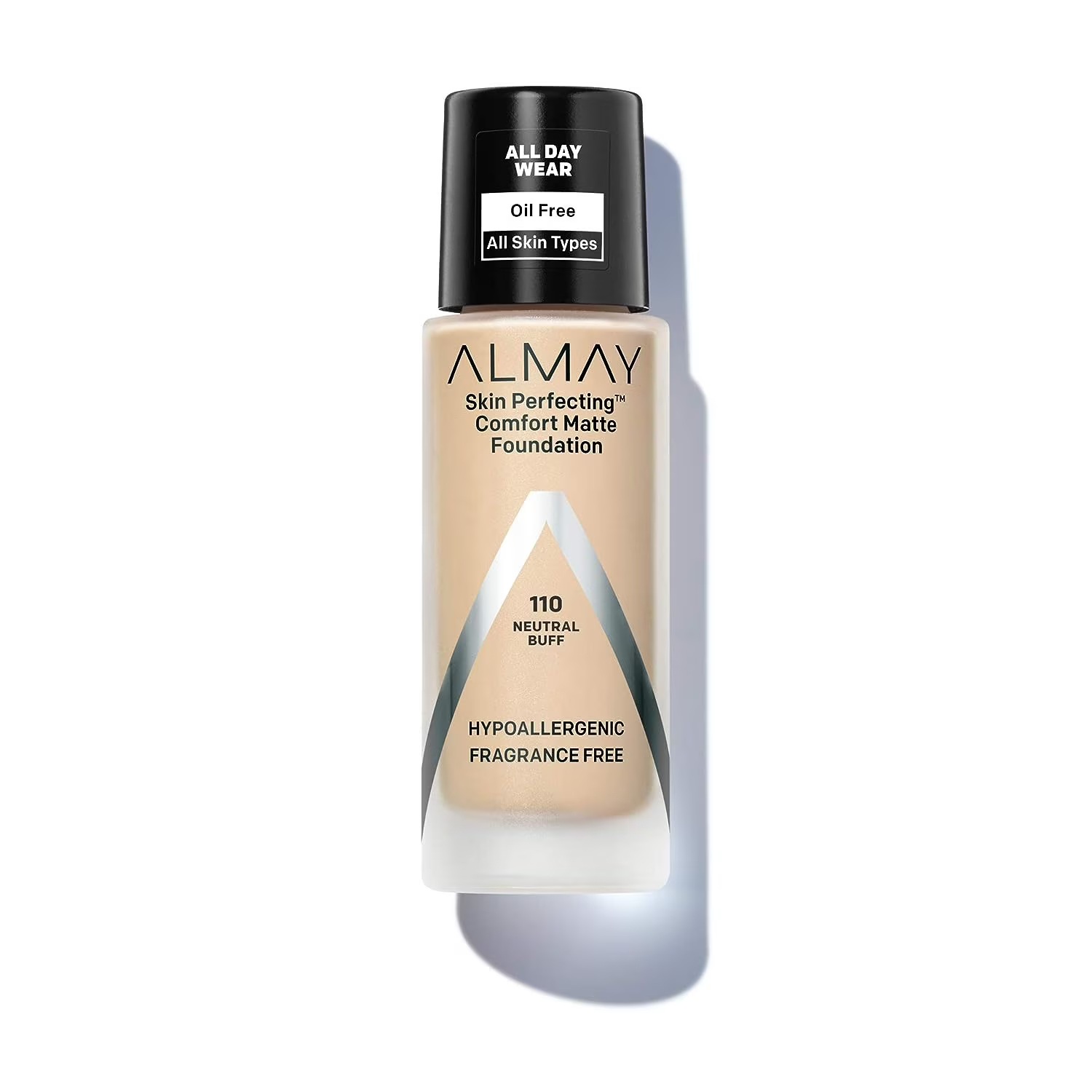 almay-skin-perfecting-comfort-matte-liquid-foundation-110-neutral-buff-spf-15-30-ml-1767715972 Almay, Skin Perfecting Comfort, Matte, Liquid Foundation, 110, Neutral Buff, SPF 15, 30 ml – Image 1