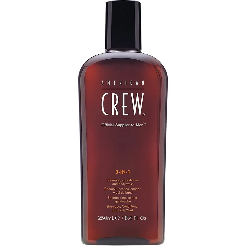 american-crew-3-in-1-hair-shampoo-conditioner-shower-gel-3-in-1-for-hydration-250-ml-1709625463 American Crew, 3-In-1, Hair Shampoo, Conditioner & Shower Gel 3-In-1, For Hydration, 250 ml – Image 1