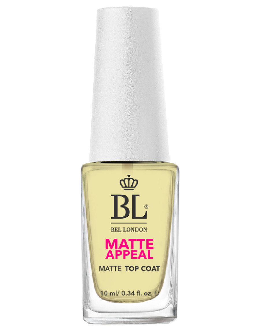 bel-london-bel-london-matte-top-coat-nail-polish-10-ml-1678814458 Bel London, BEL London, Matte Top Coat, Nail Polish, 10 ml – Image 1