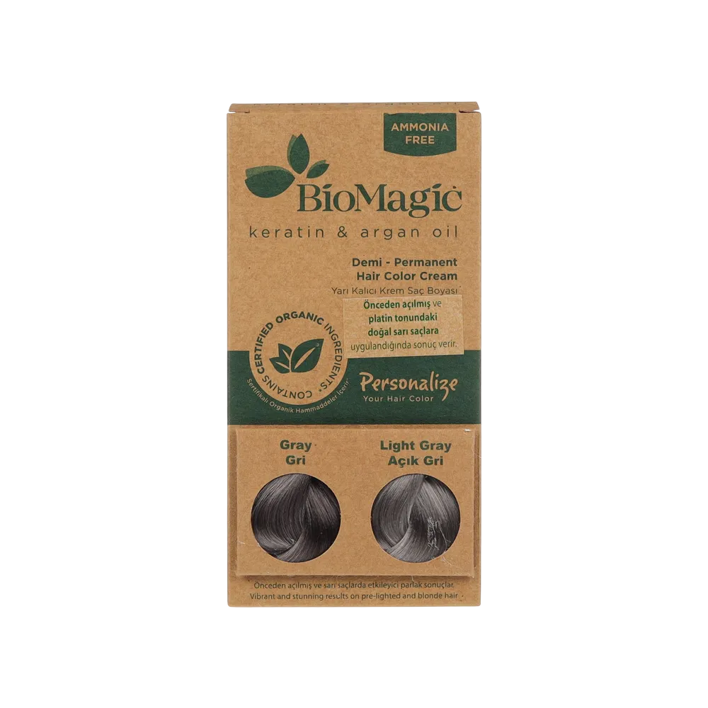 biomagic-biomagic-keratin-argan-oil-demi-permanent-hair-dye-grey-60-ml-1763103837 Biomagic, Biomagic, Keratin & Argan Oil, Demi-Permanent Hair Dye, Grey, 250 ml *Tester – Image 1