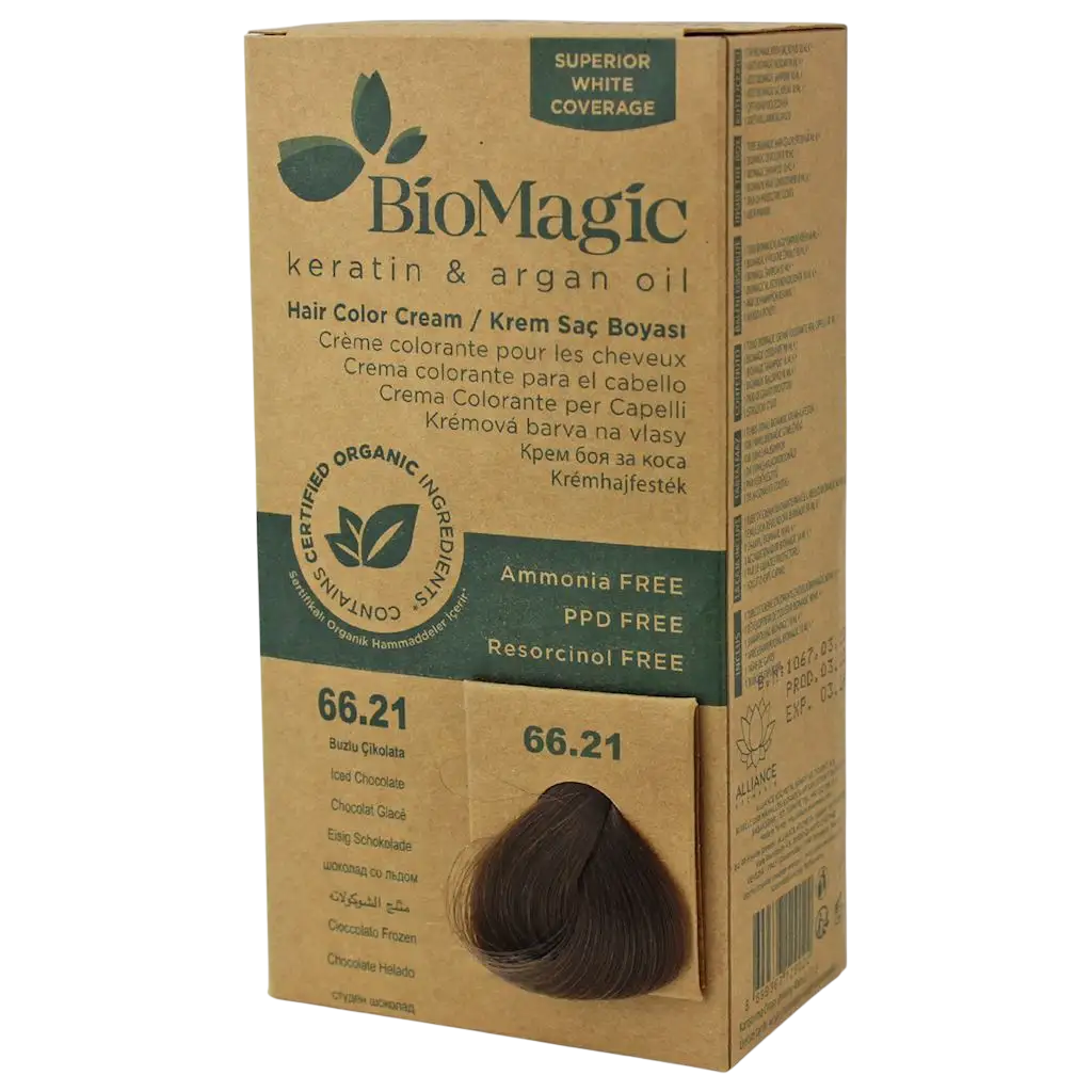 biomagic-biomagic-keratin-argan-oil-permanent-hair-dye-66-21-250-ml-1763554485 Biomagic, Biomagic, Keratin & Argan Oil, Permanent Hair Dye, 66.21 , 250 ml *Tester – Image 1
