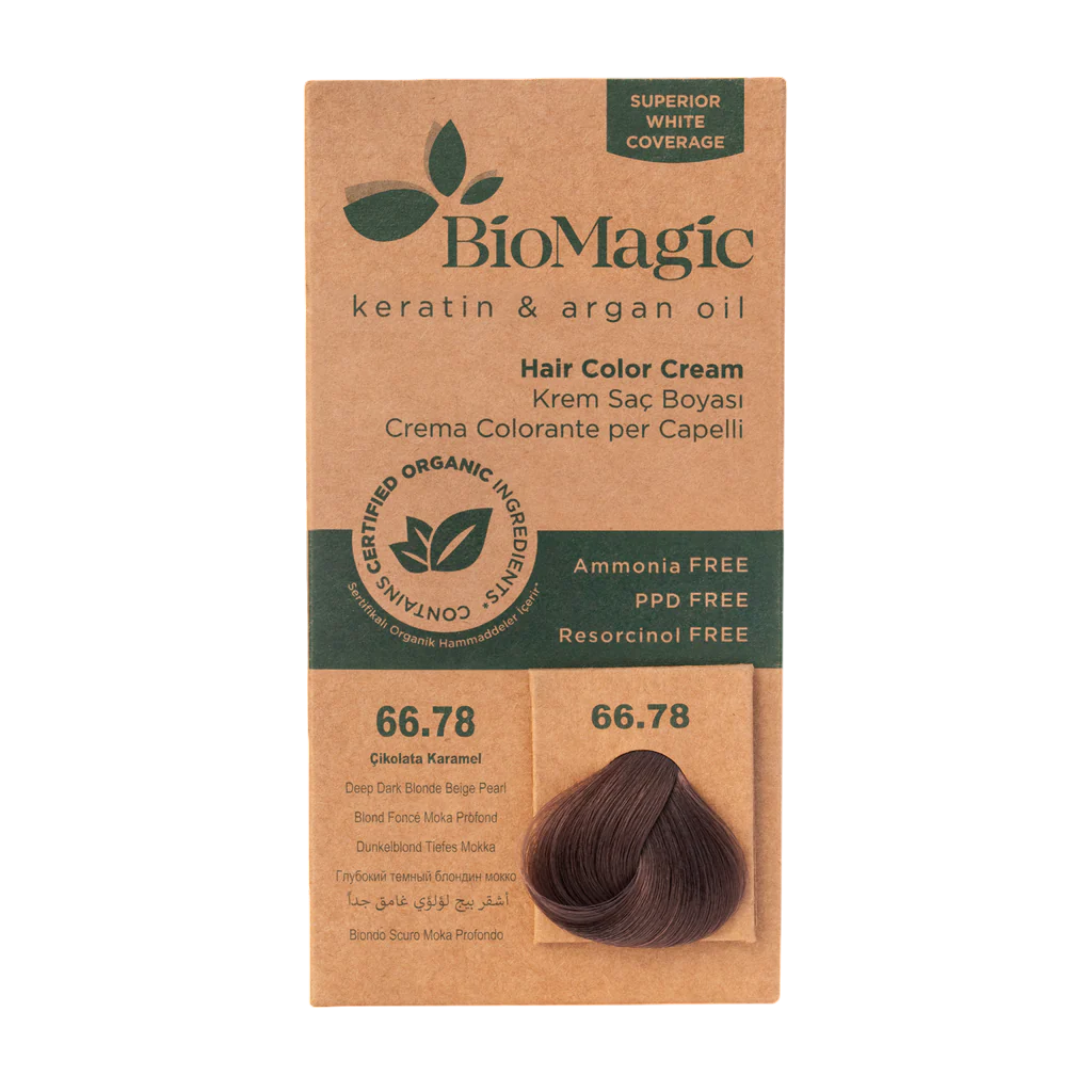 biomagic-biomagic-keratin-argan-oil-permanent-hair-dye-66-78-250-ml-1763554615 Biomagic, Biomagic, Keratin & Argan Oil, Permanent Hair Dye, 66.78 , 250 ml *Tester – Image 1