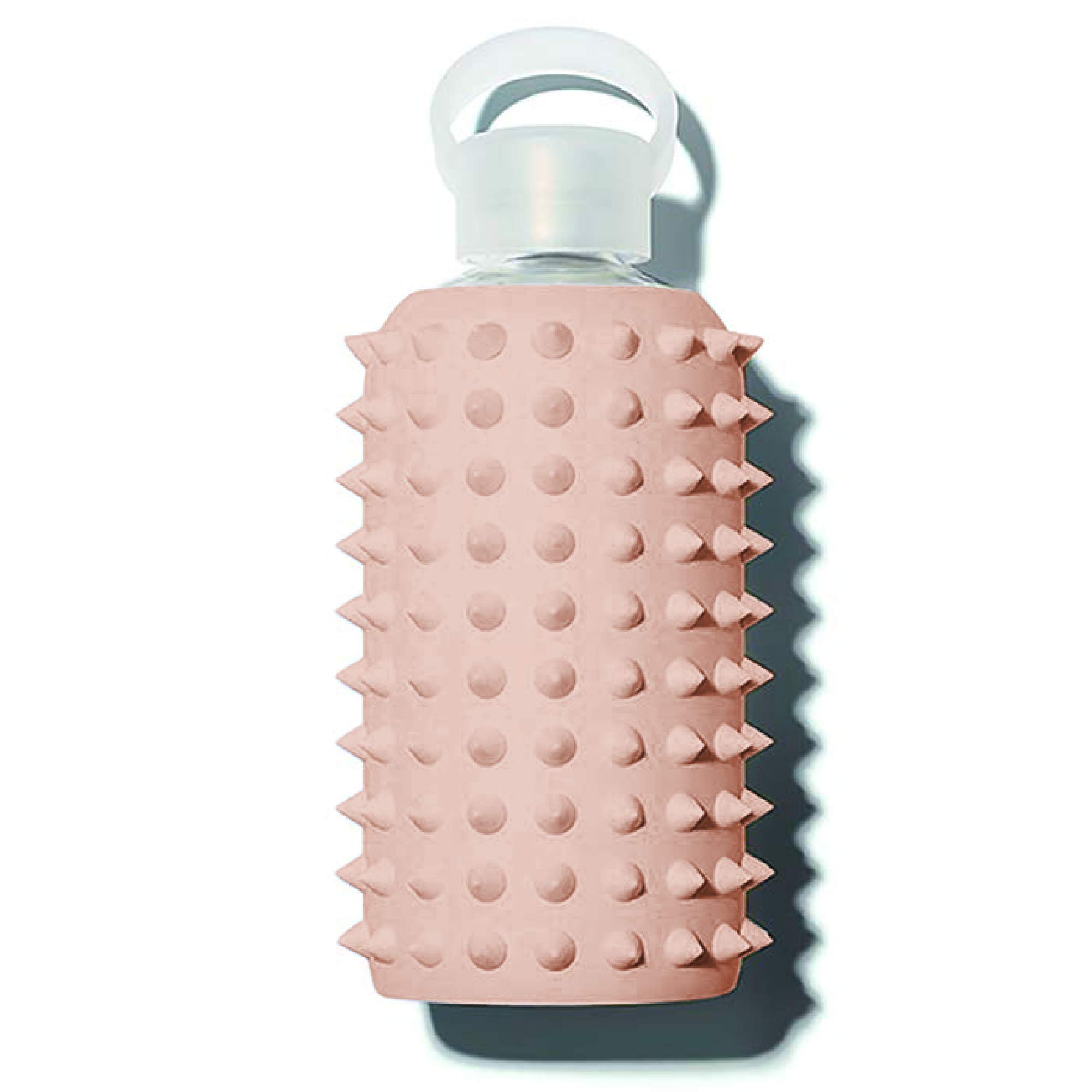 bkr-teddy-spiked-gwp-glass-water-bottle-pink-500-ml-1757766584 Bkr, Teddy Spiked, GWP Glass Water Bottle, Pink, 500 ml – Image 1