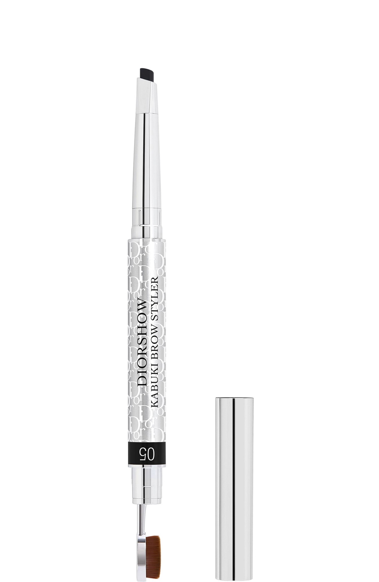 christian-dior-diorshow-kabuki-double-ended-eyebrow-cream-pencil-brush-2-in-1-03-brown-0-09-g-1746258164-1 Christian Dior, Diorshow Kabuki, Double-Ended, Eyebrow Cream Pencil & Brush 2-In-1, 05, Black, 0.09 g – Image 1