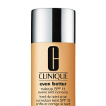 Clinique, Even Better, Natural Finish, Liquid Foundation, WN 54, Honey Wheat, SPF 15, 30 ml