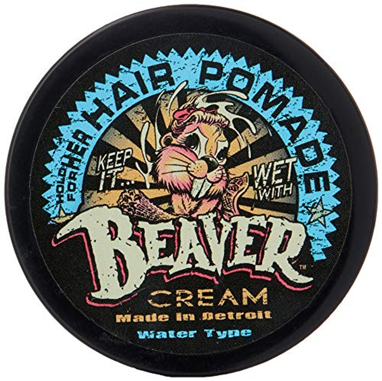cock-grease-beaver-cream-water-type-hair-styling-pomade-shine-finish-light-to-medium-hold-50-g-1761121360 Cock Grease, Beaver Cream Water Type, Hair Styling Pomade, Shine Finish, Light To Medium Hold, 50 g – Image 1