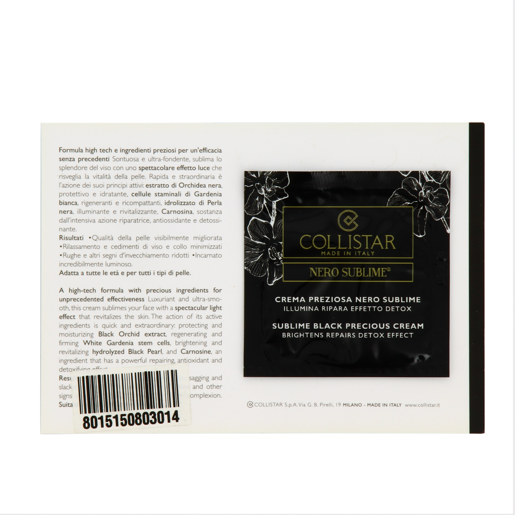 collistar-nero-sublime-illuminating-day-cream-for-face-3-ml-1684297739 Collistar, Nero Sublime, Illuminating, Day, Cream, For Face, 3 ml *Sample – Image 1
