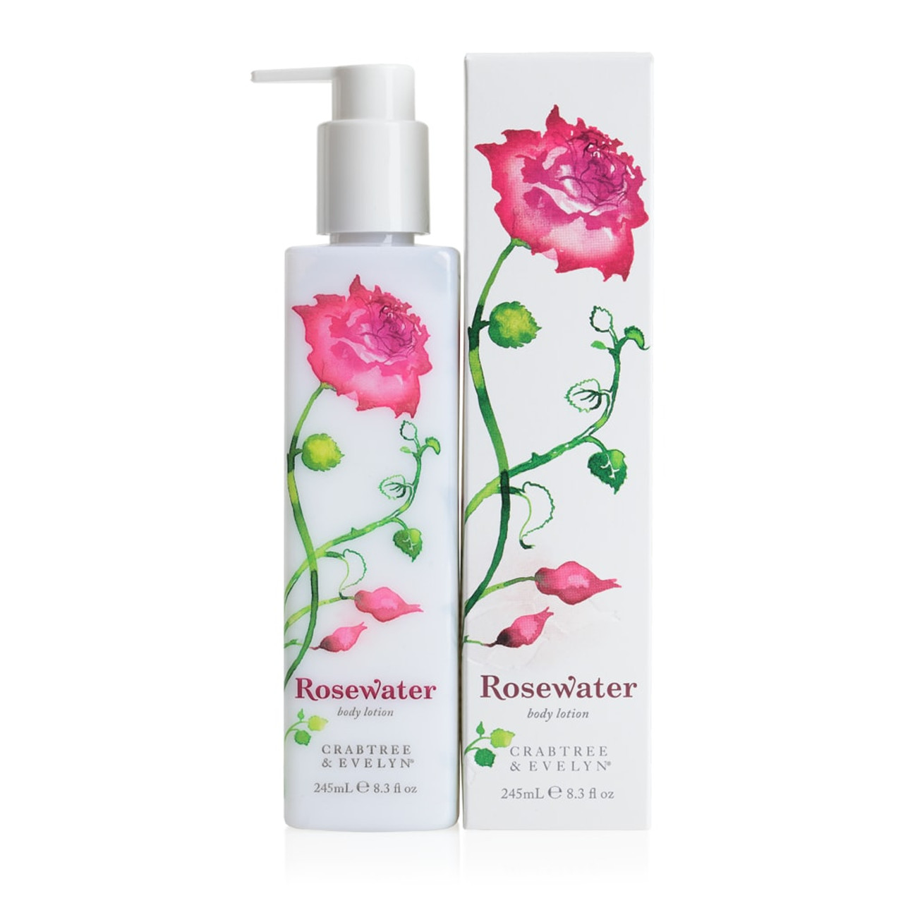 crabtree-evelyn-rosewater-moisturizing-body-lotion-245-ml-1718202760 Crabtree & Evelyn, Rosewater, Moisturizing, Body Lotion, 245 ml – Image 1