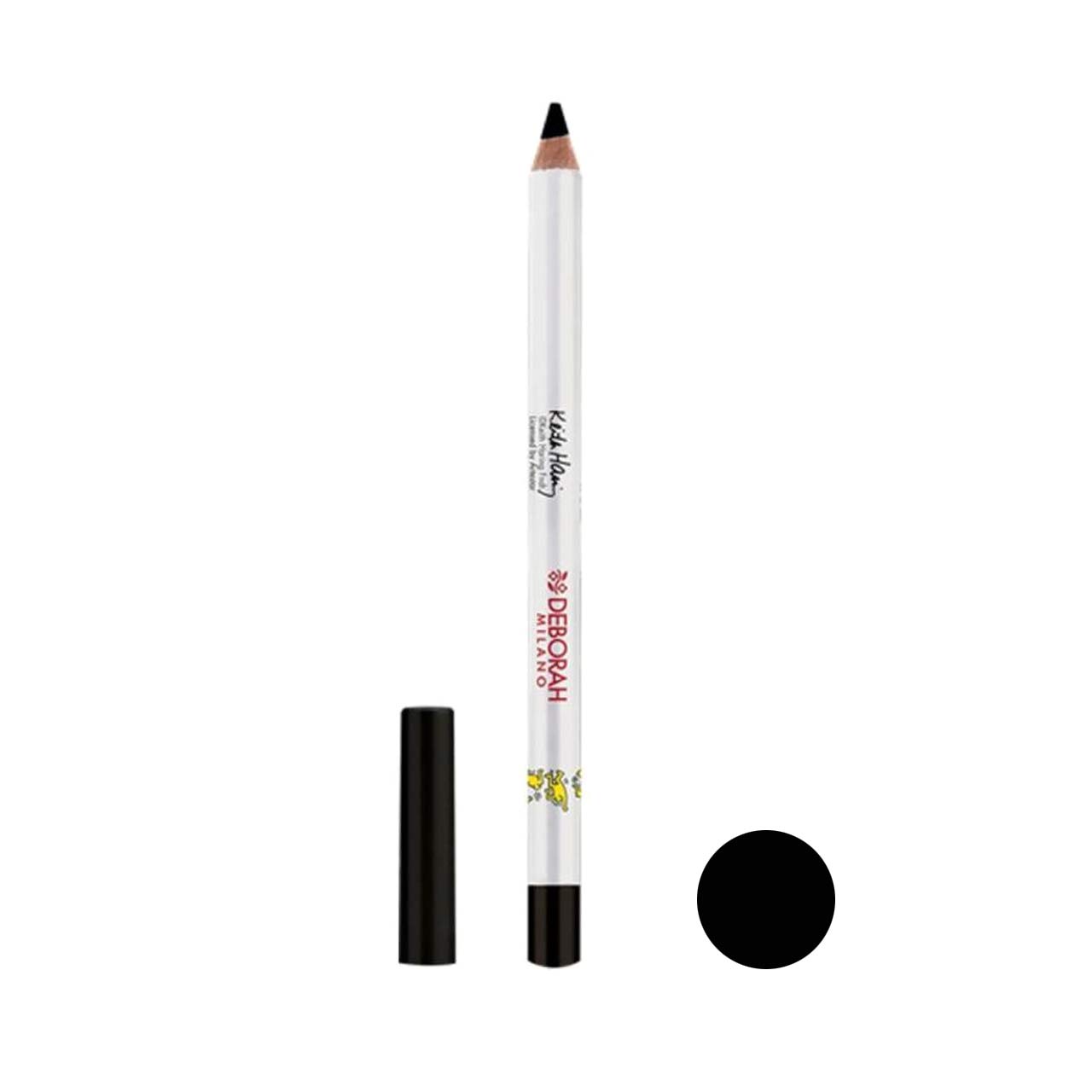 deborah-24-ore-keith-haring-gel-pencil-eyeliner-black-1-5-g-1680094888 Deborah — 24 Ore Keith Haring — crayon eyeliner gel — noir — 1,5 g – Image 1