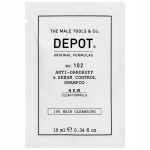 Depot, 100 Hair Cleansing No. 102 Clear Formula, Botanical Complex, Hair Shampoo, Anti-Dandruff & Sebum Control, 10 ml