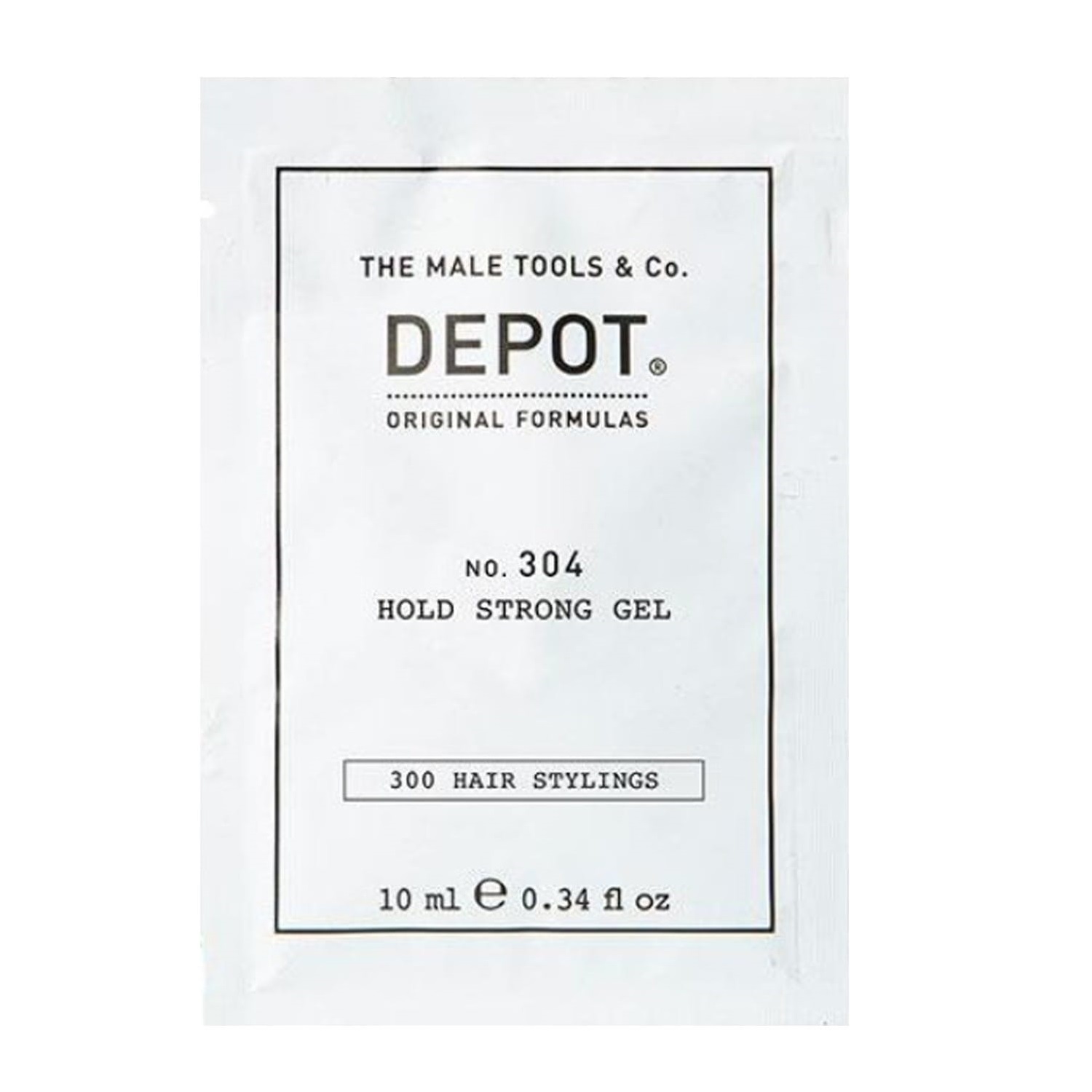 depot-300-hair-stylings-no-304-botanical-hair-styling-gel-for-styling-strong-hold-10-ml-0-8032274060895-1670877940 Depot, 300 Hair Stylings No. 304, Botanical, Hair Styling Gel, For Styling, Strong Hold, 10 ml – Image 1