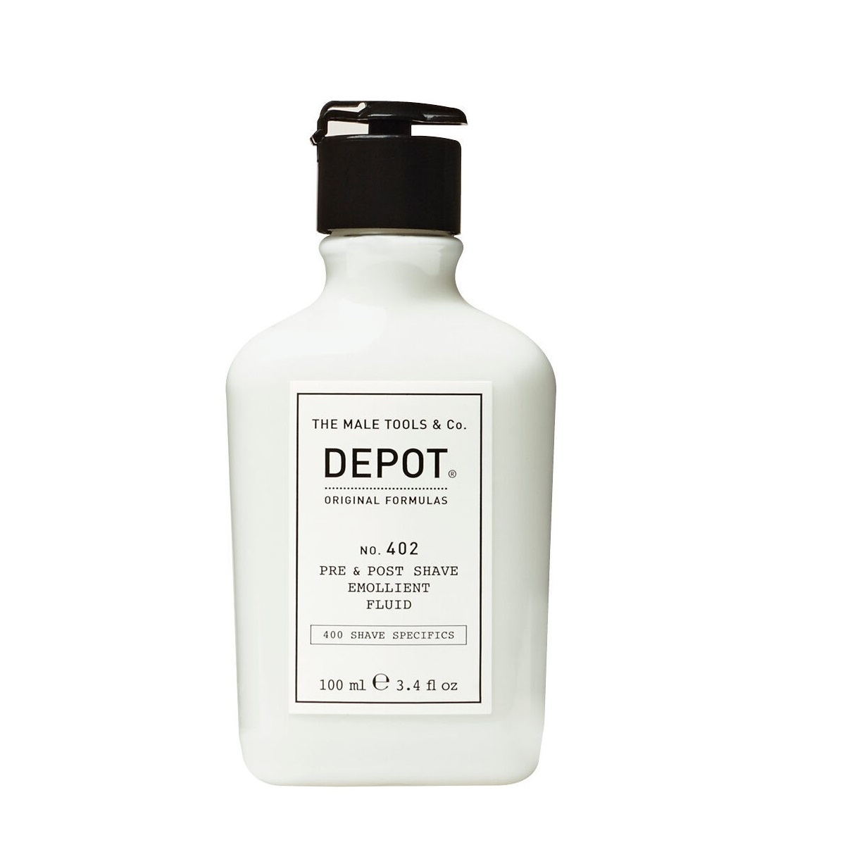 depot-400-shave-specifics-no-402-moisturizing-pre-post-shave-fluid-for-face-100-ml-0-8032274060949-1676459641 Depot, 400 Shave Specifics No. 402, Essential Oils, Soothing, Pre & Post Shaving Fluid, 100 ml – Image 1