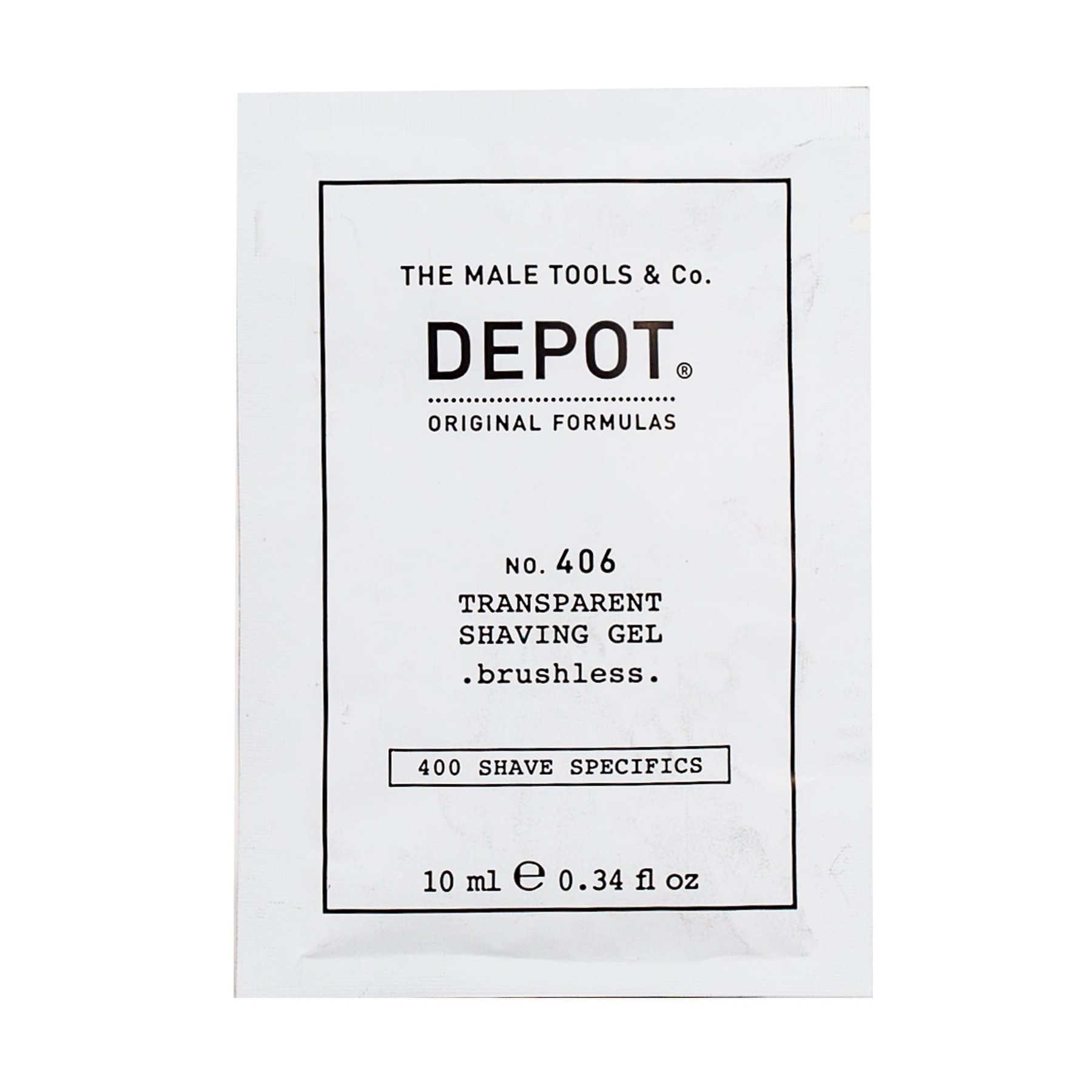 depot-400-shave-specifics-no-406-glycerin-hydrating-shaving-gel-200-ml-0-8032274061175-1670880138 Depot, 400 Shave Specifics No. 406, Menthol, Softening & Refreshing, Shaving Gel, 10 ml – Image 1