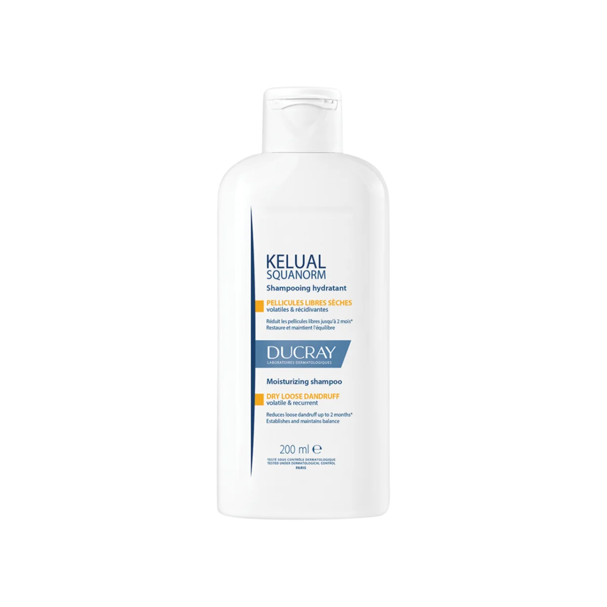 ducray-kelual-squanorm-hair-treatment-shampoo-anti-dandruff-scalp-with-dandruff-200-ml-1769520793 Ducray, Kelual Squanorm, Hair Treatment Shampoo, Anti-Dandruff, For Scalp With Dry Dandruff, 200 ml – Image 1