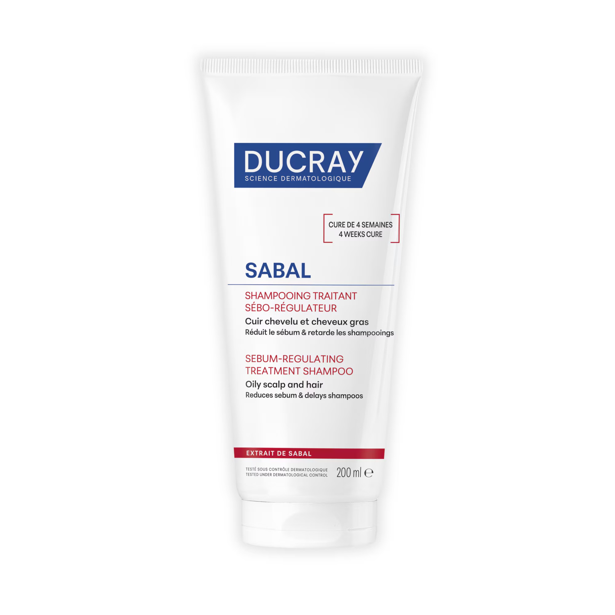 ducray-sabal-argeal-hair-treatment-shampoo-sebum-control-for-oily-hair-200-ml-1769605150 Ducray, Sabal Argeal, Hair Treatment Shampoo, Sebum Control, For Oily Hair, 200 ml – Image 1
