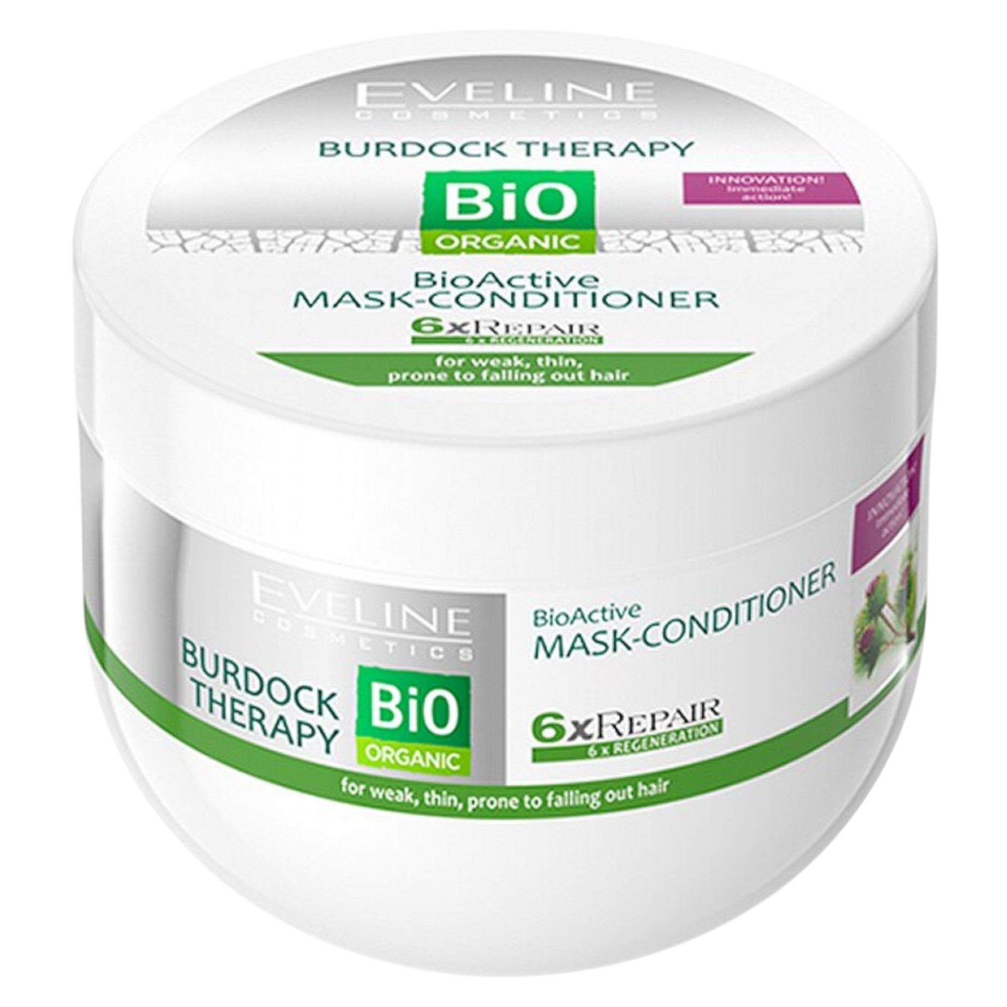 eveline-cosmetics-bio-organic-hair-conditioner-repairing-300-ml-tester-1763549935 Eveline Cosmetics, Bio Organic, Hair Conditioner, Repairing, 300 ml *Tester – Image 1