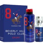 Gift Set Beverly Hills Polo Club: 1982 - Sport 8, Eau De Toilette, For Men, 100 ml + 1982 - Sport 8, Anti-Perspirant, Deodorant Spray, For Men, 175 ml