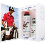 Gift Set Beverly Hills Polo Club: 1982 - Sport 8, Eau De Toilette, For Men, 50 ml + 1982 - Sport 9, Anti-Perspirant, Deodorant Spray, For Women, 150 ml