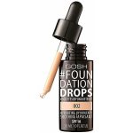 Gosh — Drops — fond de teint liquide — 002 — Ivory — SPF 10 — 30 ml