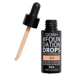 Gosh — Drops — fond de teint liquide — 004 — naturel — SPF 10 — 30 ml