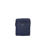 Guess, Certosa, Textile Crossbody Bag, Blue, HMECRNP2258BLU, 22.5 x 23 x 6 cm, For Men