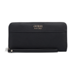 Guess, Katey, Textile Wallet, SLG Large Zip, Black, For Women