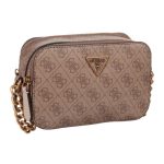 Guess, Noelle, Polyurethane, Textile Handbag, Latte, HWBB7879140LTE