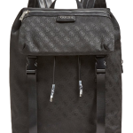 Guess, Salameda, Polyester, Textile Backpack, Black, Laptop Compartiment, Unisex