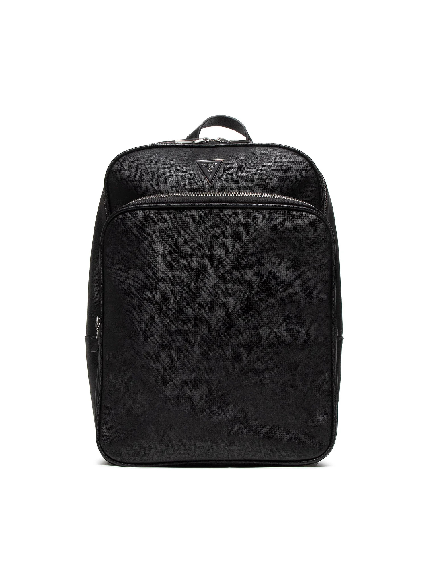 guess-zaino-leather-backpack-black-hmecrn-for-men-1728278633 Guess, Zaino, Synthetic Leather, Textile Backpack, Black, HMECRN, For Men – Image 1