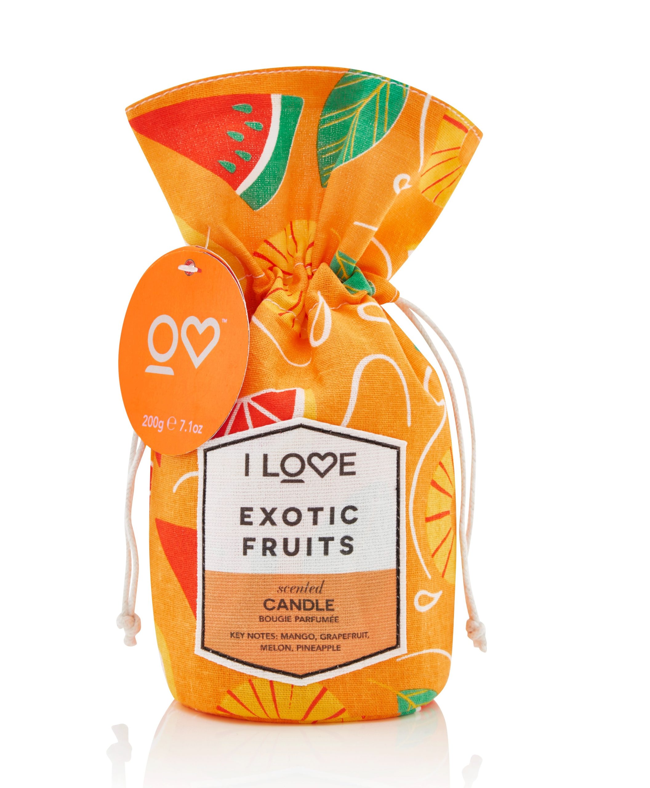 i-love-exotic-fruits-scented-candle-160-g-1673515350 I Love, Exotic Fruits, Mango, Grapefruit, Mango, Pineapple, Scented Candle, 160 g – Image 1