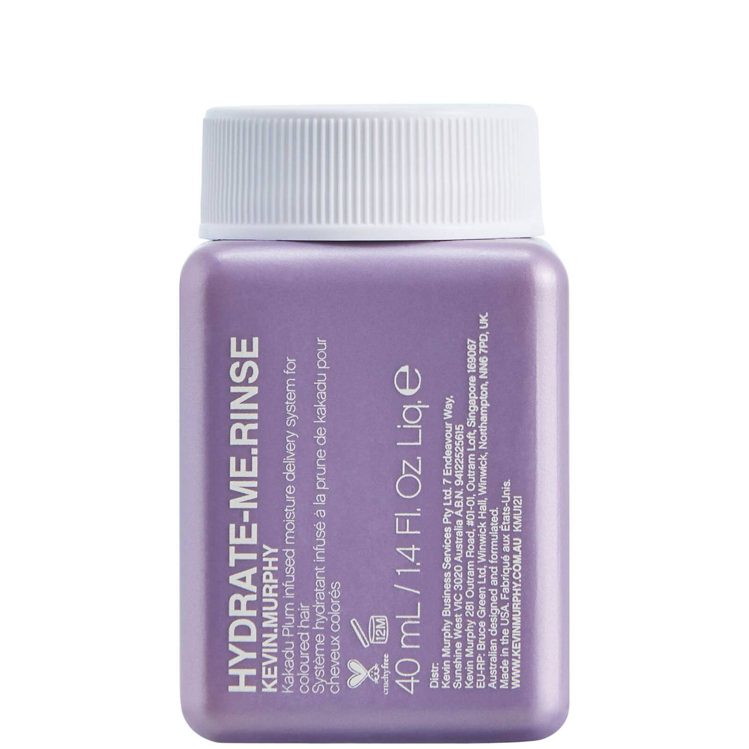 kevin-murphy-hydrate-me-rinse-hair-conditioner-hydrate-protect-40-ml-1675074838 Kevin Murphy, Hydrate-Me Rinse, Hair Conditioner, For Moisturizing, 40 ml – Image 1