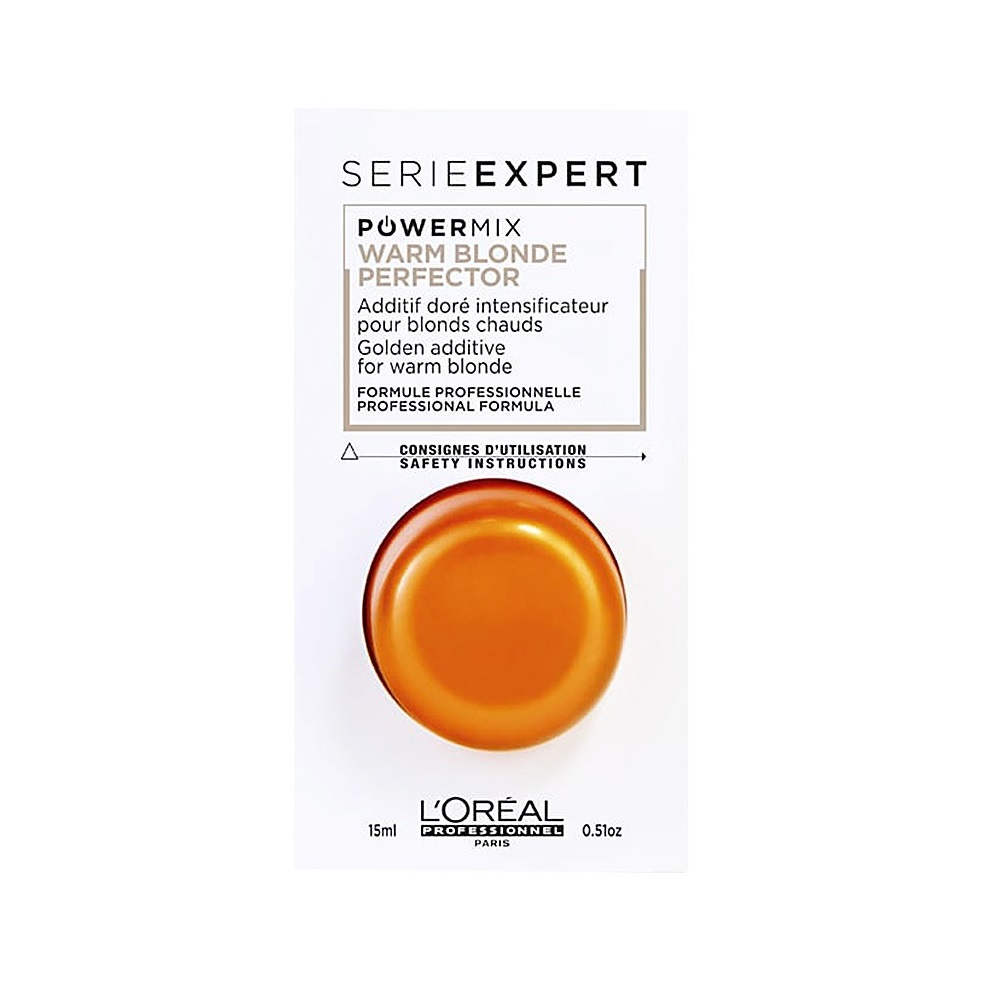 l-oreal-professionnel-serie-expert-powermix-shot-hair-cream-treatment-anti-yellow-15-ml-1679991885 L'Oreal Professionnel, Serie Expert PowerMix Shot, Hair Cream Treatment, Warm Blonde, 15 ml – Image 1