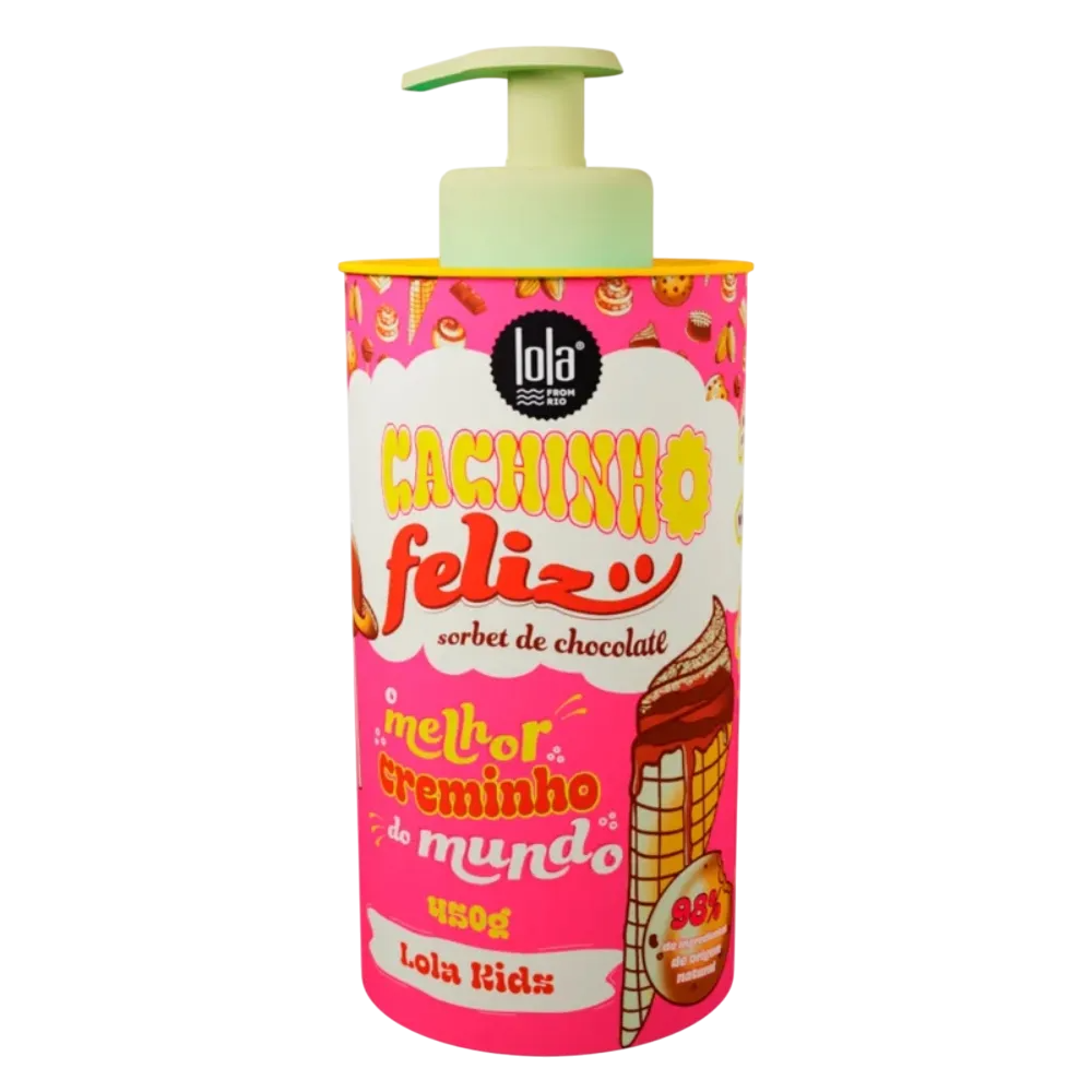 lola-cosmetics-cachinho-feliz-kids-hair-styling-cream-flexible-hold-480-g-1747120815-1 Lola Cosmetics, Cachinho Feliz Kids, Chocolate, Hair Styling Cream, Flexible Hold, 480 g – Image 1